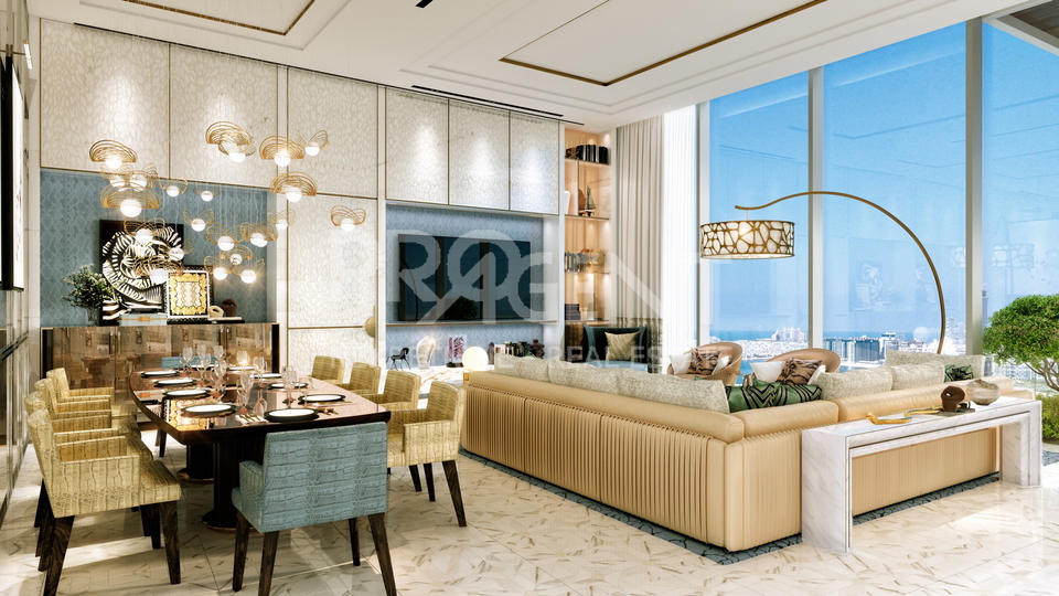 Luxury duplex apartment in Cavalli skyscraper in Dubai