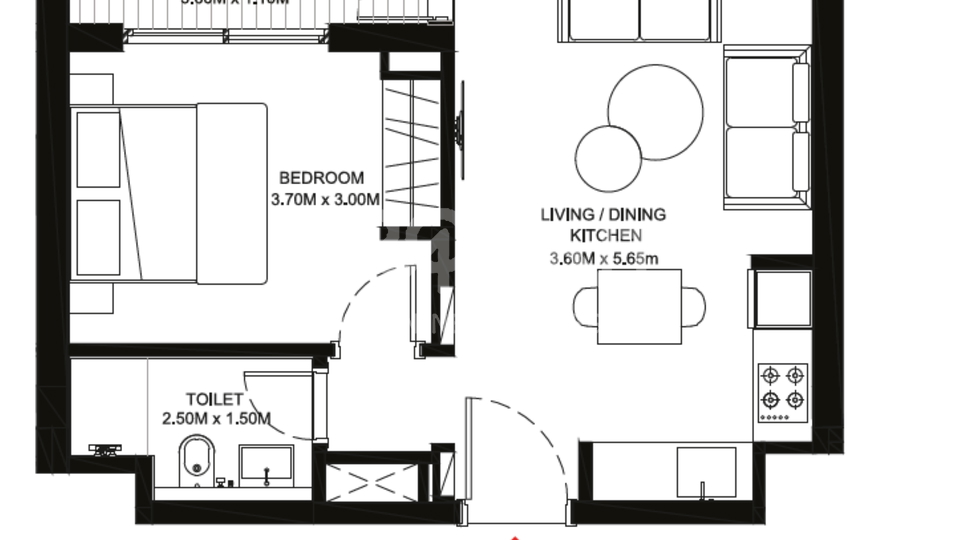 Apartment, 45 m2, For Sale, Dubai