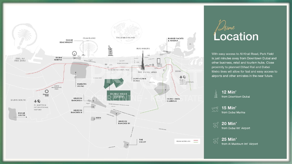 APARTMENT FOR SALE, PARK FIELD, DUBAI HILLS, DUBAI