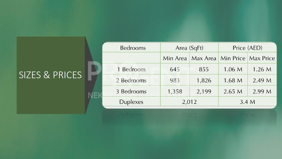 APARTMENT FOR SALE, PARK FIELD, DUBAI HILLS, DUBAI