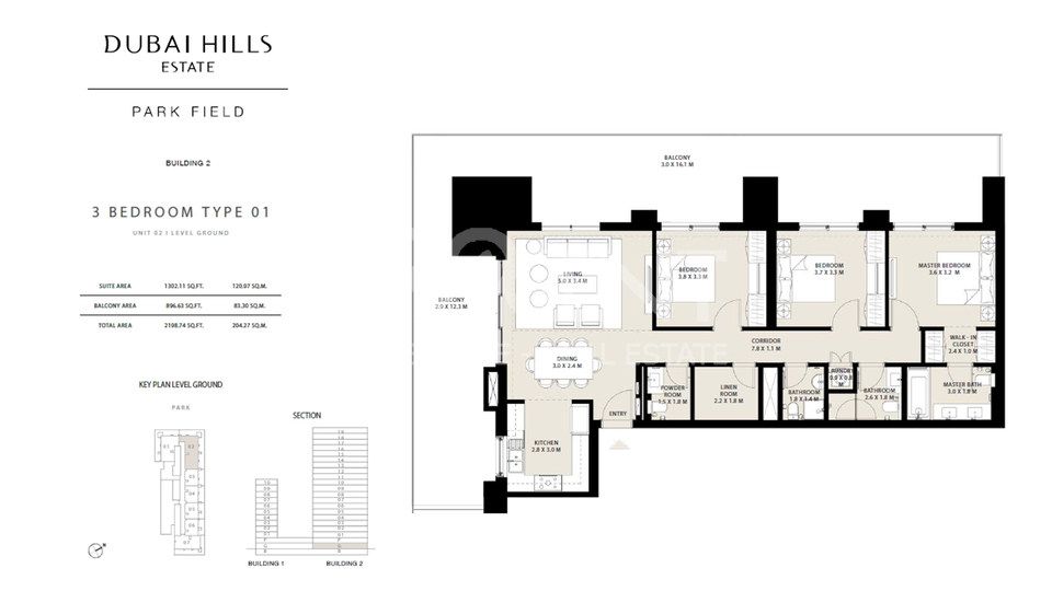 WOHNUNG ZU VERKAUFEN, PARK FIELD, DUBAI HILLS, DUBAI