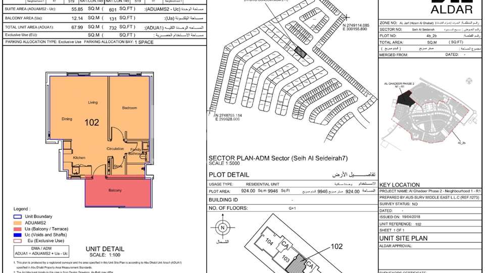 ABU DHABI, AL GHADEER, APARTMENT, FOR SALE