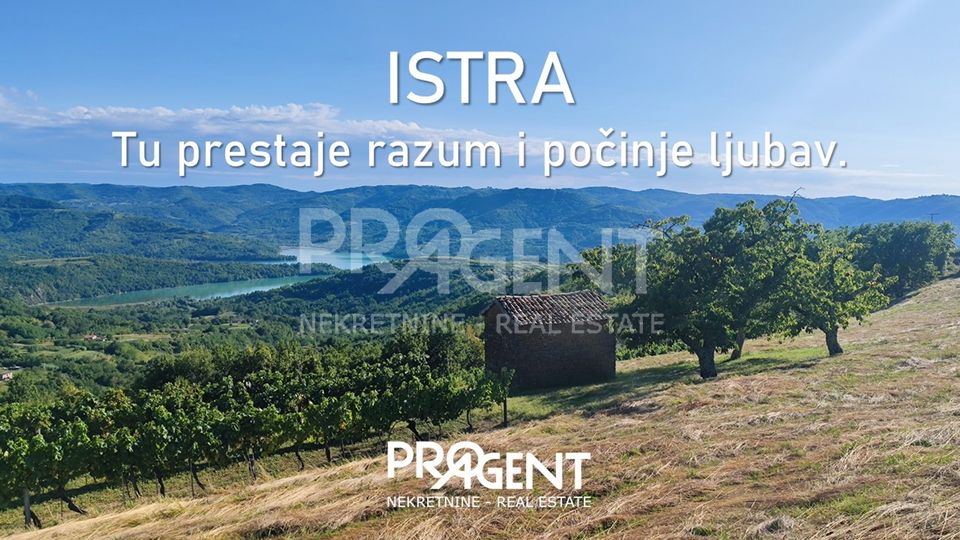 Land, 1245 m2, For Sale, Pazin - Zamask