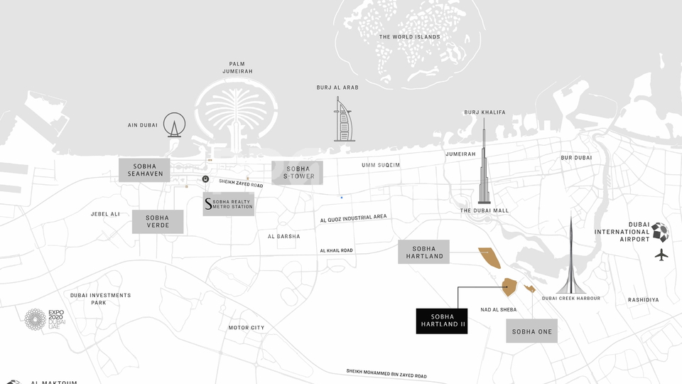 DUBAI, SOBHA HARTLAND II, WOHNUNG, ZU VERKAUFEN