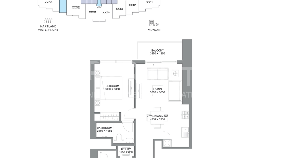 DUBAI, SOBHA HARTLAND II, WOHNUNG, ZU VERKAUFEN