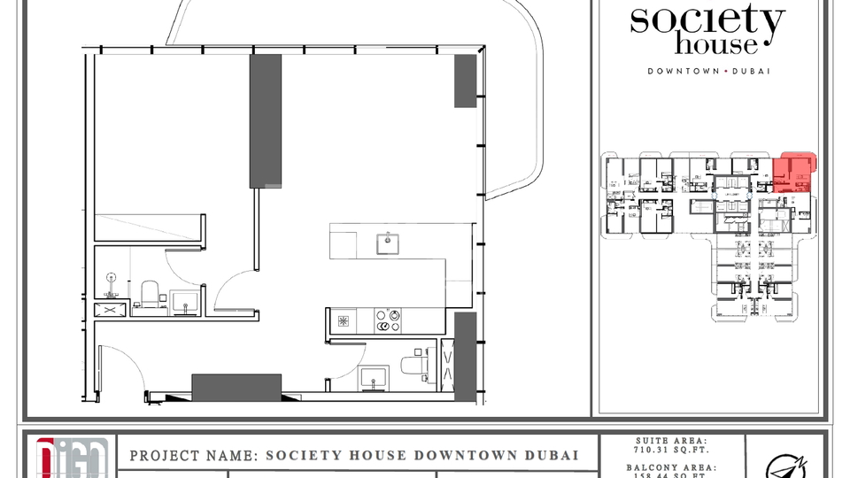 DUBAI, SOCIETY HOUSE, APARTMENT, FOR SALE