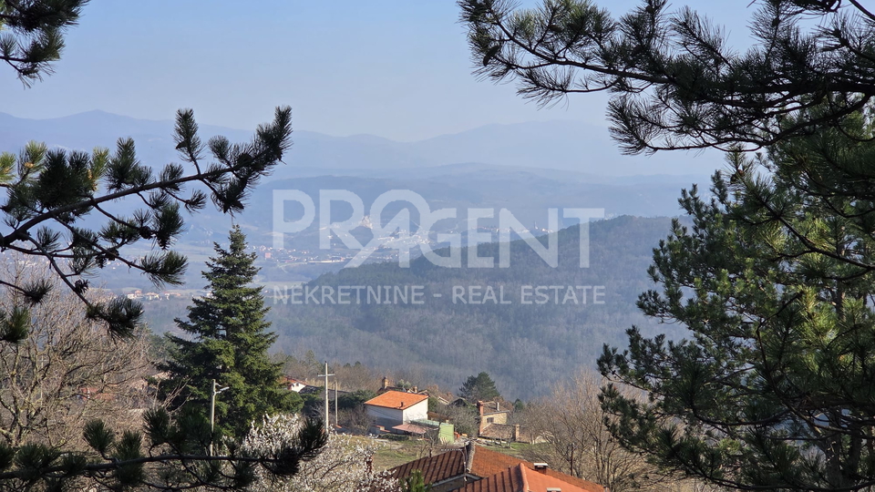 ISTRIA&comma; BUZET&comma; LAND WITH A BUILDING&comma; FOR SALE