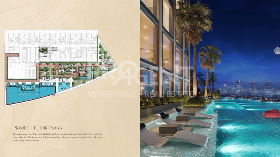 Apartment&comma; 33 m2&comma; For Sale&comma; Dubai