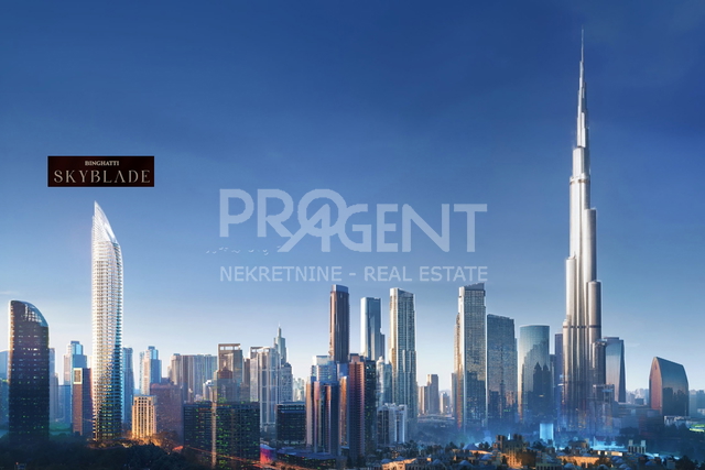 DUBAI, BINGHATTI SKYBLADE, DOWNTOWN, APARTMENT FOR SALE