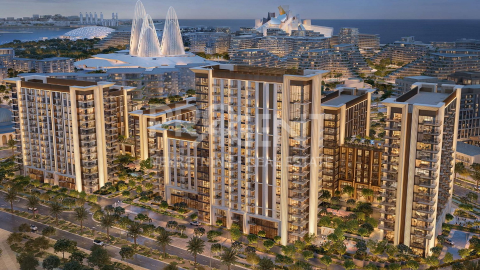SEI SAADIYAT&comma; ABU DHABI &ndash; STAN 2S S BALKONOM U KULTURNOM DISTRIKTU OTOKA SAADIYAT
