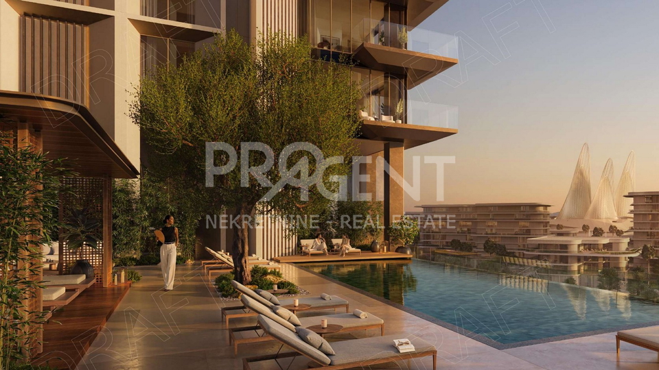 SEI SAADIYAT&comma; ABU DHABI &ndash; STAN 2S S BALKONOM U KULTURNOM DISTRIKTU OTOKA SAADIYAT