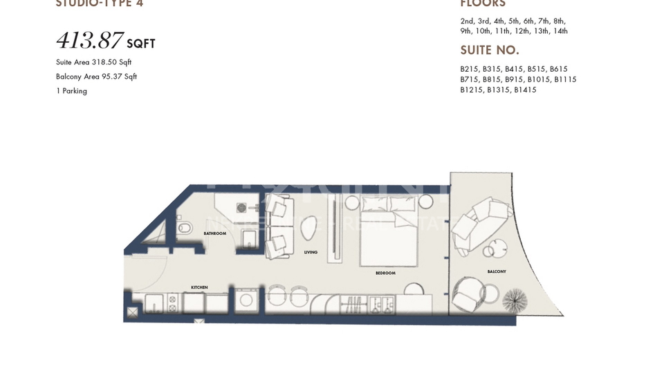 Apartment&comma; 49 m2&comma; For Sale&comma; Umm al-Quwain