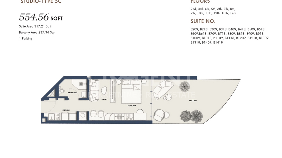Apartment&comma; 49 m2&comma; For Sale&comma; Umm al-Quwain