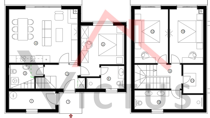 POREČ - kuća 130m2 3S + DB