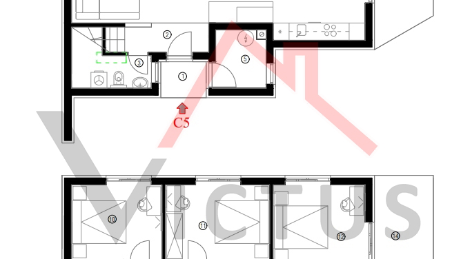 POREČ - kuća u novogradnji s okućnicom 881m2