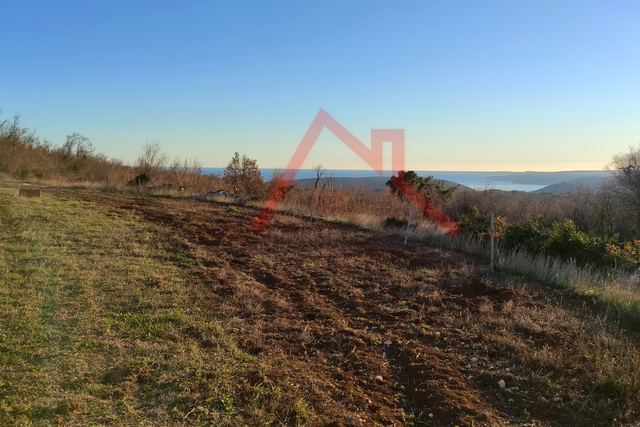 Sveti Lovreč Labinski - schönes Baugrundstück mit Meerblick