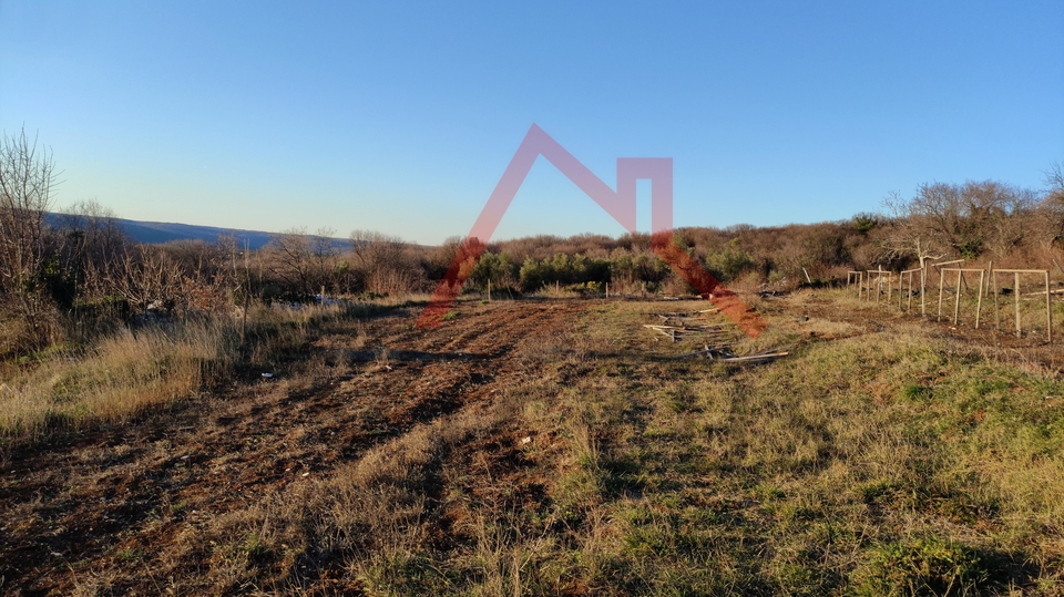 Sveti Lovreč Labinski - schönes Baugrundstück mit Meerblick