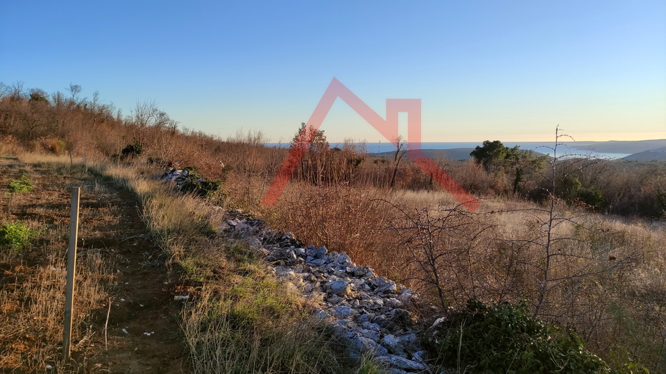 Sveti Lovreč Labinski - bellissimo terreno edificabile con vista mare