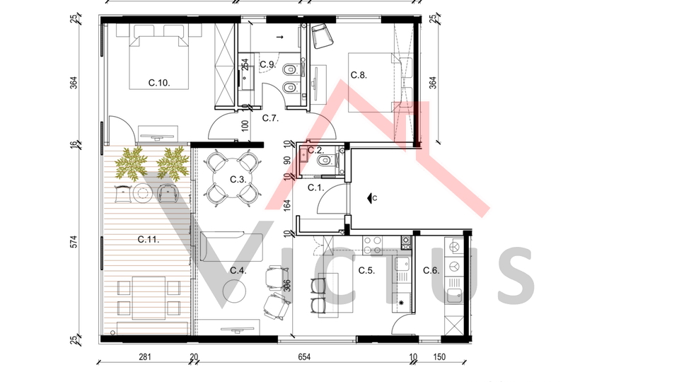 ROVINJ - Luxuswohnung in einem Neubau mit Garage