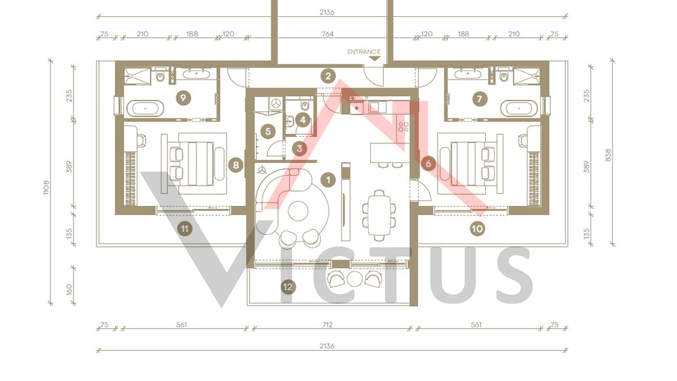 NOVI VINODOLSKI - Luksuzni stanovi u ekskluzivnom naselju uz more
