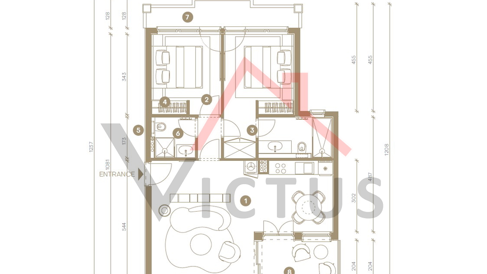 NOVI VINODOLSKI &ndash; Luxuri&ouml;se Wohnungen in einer exklusiven Wohnanlage am Meer