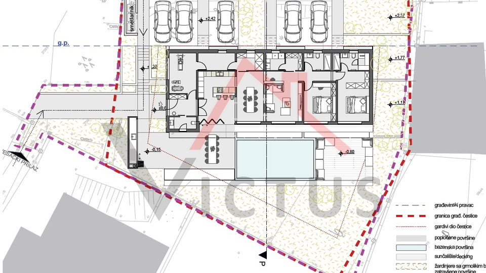 DRAMALJ - Baugrundstück mit Projekt, 773 m2