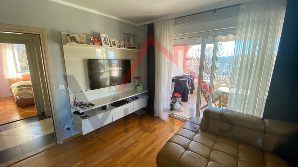 CRIKVENICA - 2 Schlafzimmer, Apartment mit Meerblick, 68 m2