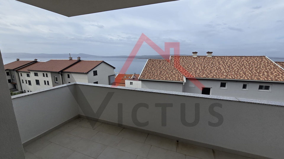 CRIKVENICA - 3 Schlafzimmer + Badezimmer, Wohnung in einem neuen Gebäude, 400 Meter vom Meer entfernt, 125 m2