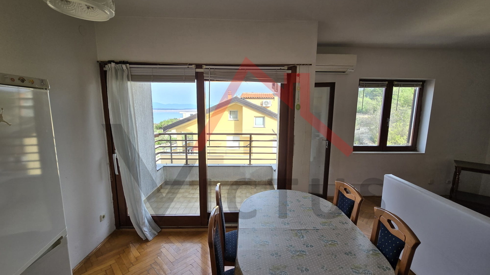 CRIKVENICA - 1 camera da letto + bagno, appartamento con vista mare, 47 m2