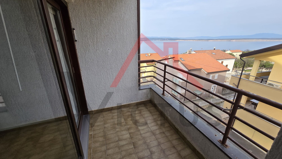 CRIKVENICA - 1 camera da letto + bagno, appartamento con vista mare, 47 m2