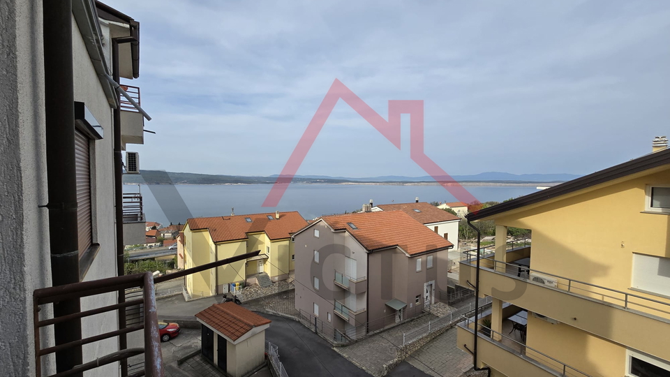 CRIKVENICA - 1 camera da letto + bagno, appartamento con vista mare, 47 m2