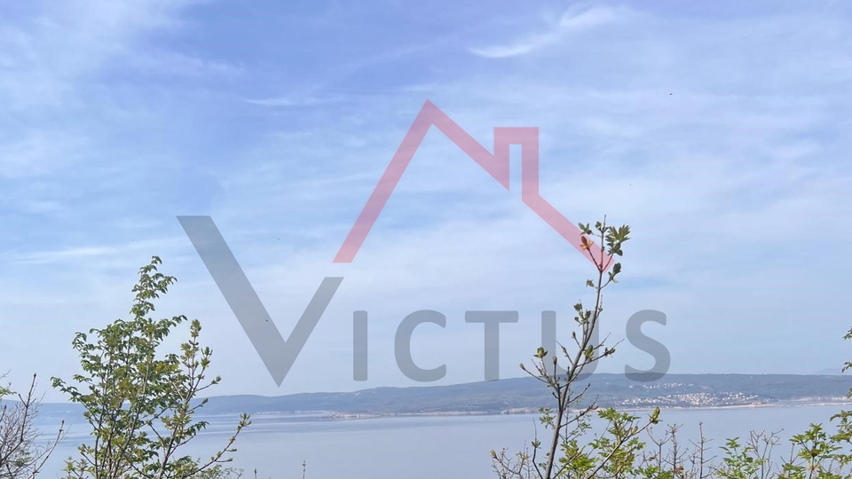 CRIKVENICA - Terreno edificabile con progetto e vista mare