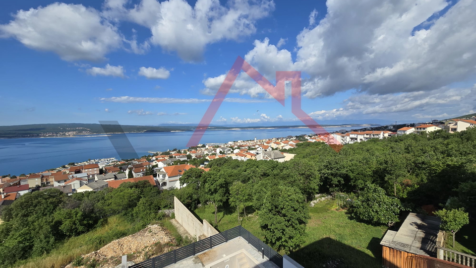 CRIKVENICA – 2 Schlafzimmer + Badezimmer, Neubau mit offenem Meerblick