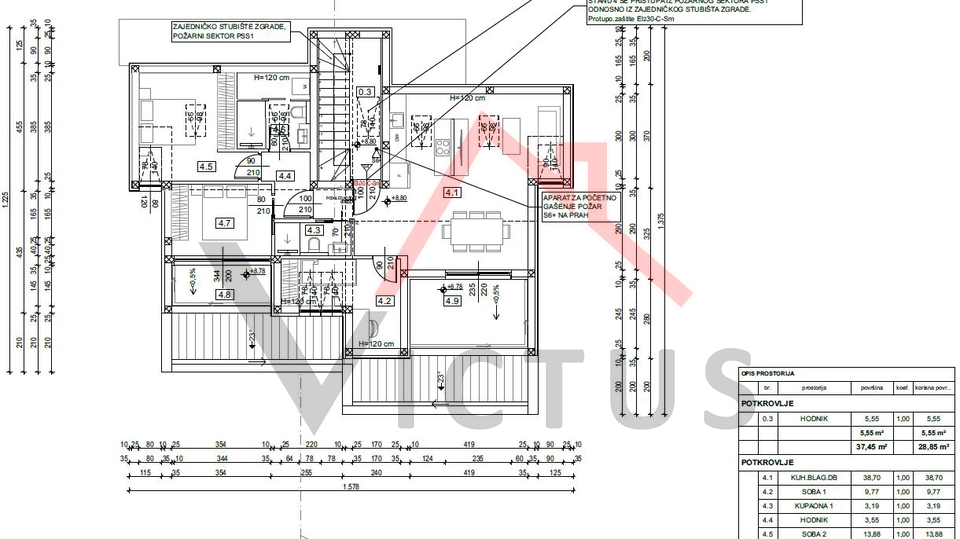 DRAMALJ - 3S+DB, stan u novogradnji, 90 m2