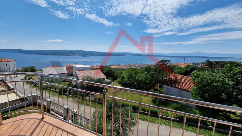 CRIKVENICA - 2 Schlafzimmer, Apartment mit Balkon und Panoramablick auf das Meer, 101 m2