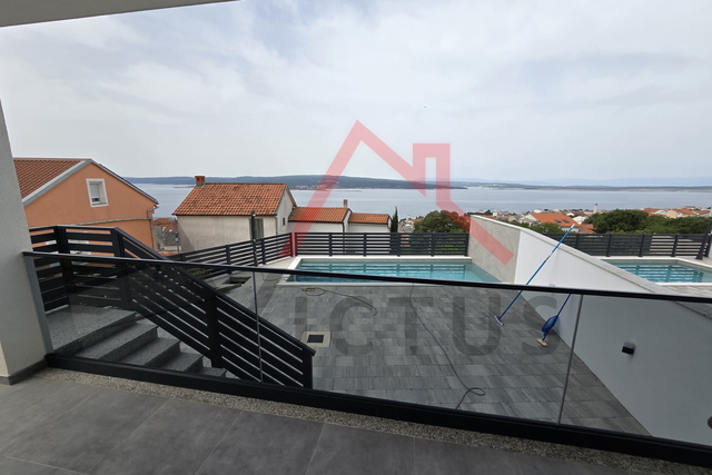 CRIKVENICA - 2 Schlafzimmer + Badezimmer, Neubau mit Swimmingpool und Garten