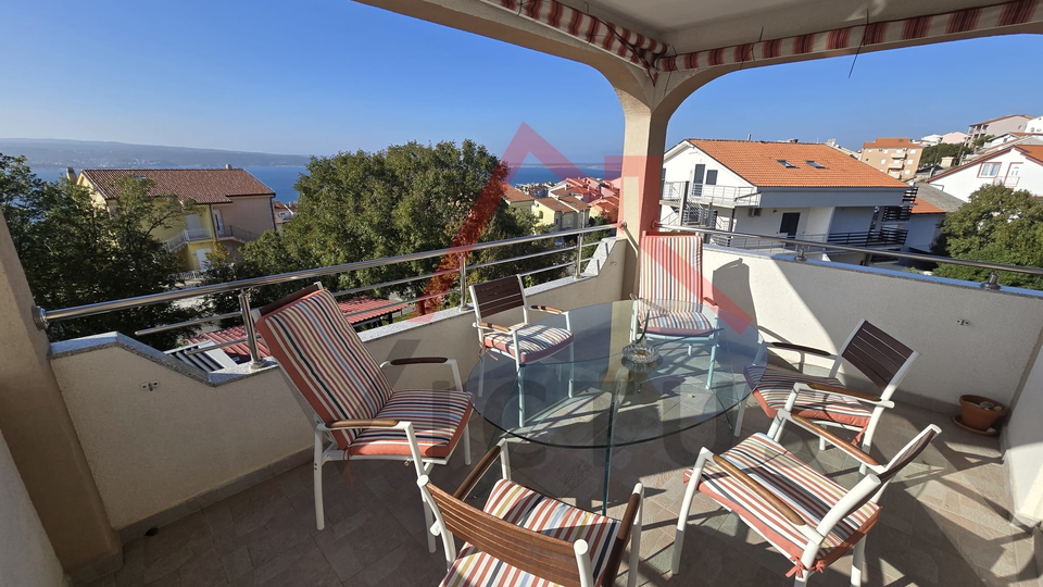 CRIKVENICA - 2 camere da letto, appartamento con vista mare, 70 m2