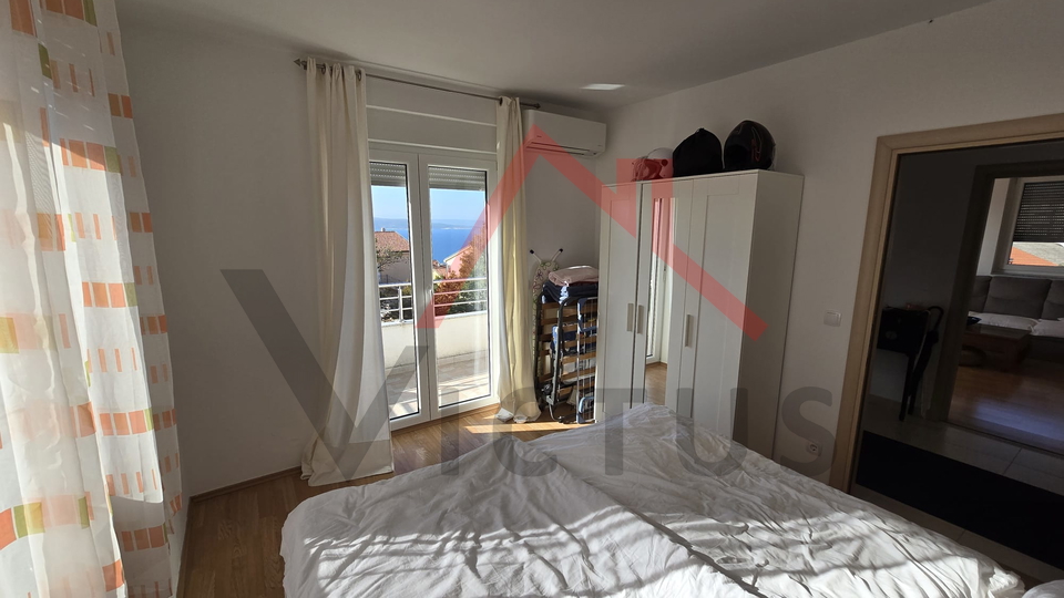 CRIKVENICA - 2 camere da letto, appartamento con vista mare, 70 m2