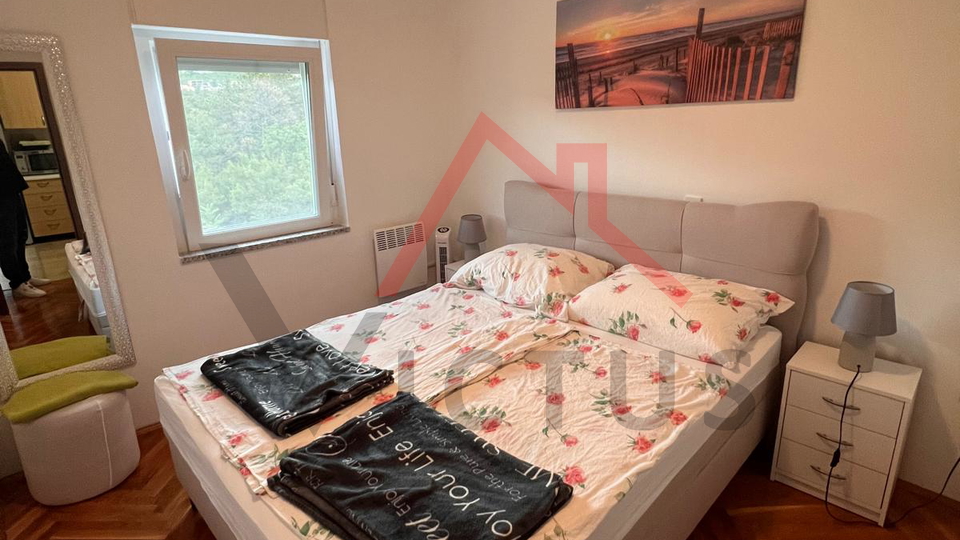 JADRANOVO - 1 Schlafzimmer + Badezimmer, Zelt mit Balkon, 45 m2