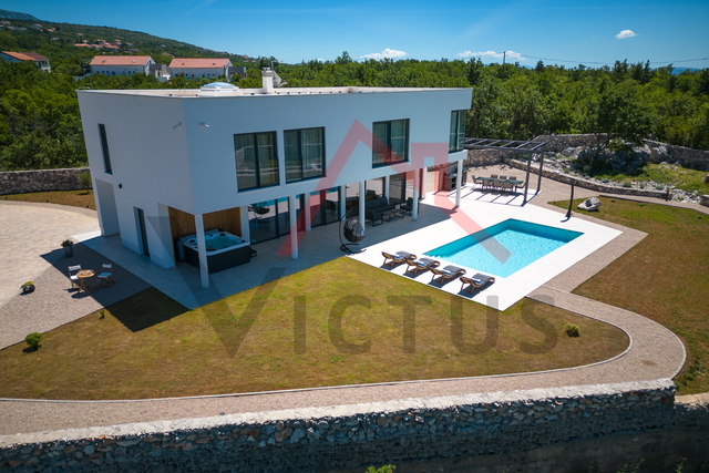 ŠMRIKA - Villa with pool and sea view, newly built