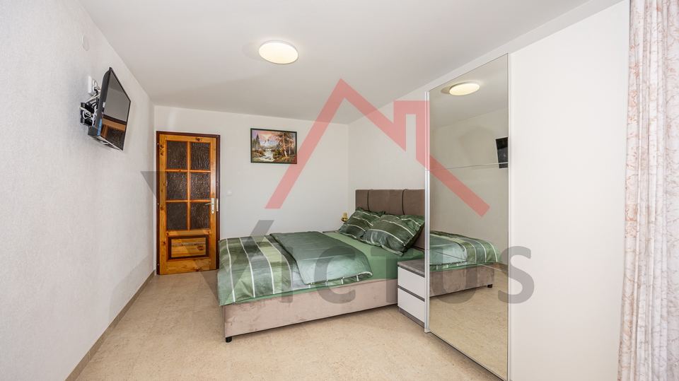 CRIKVENICA - Two houses with a swimming pool and an olive grove