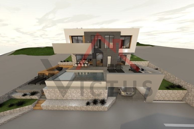 CRIKVENICA - Građevinsko zemljište s projektom,  784 m2