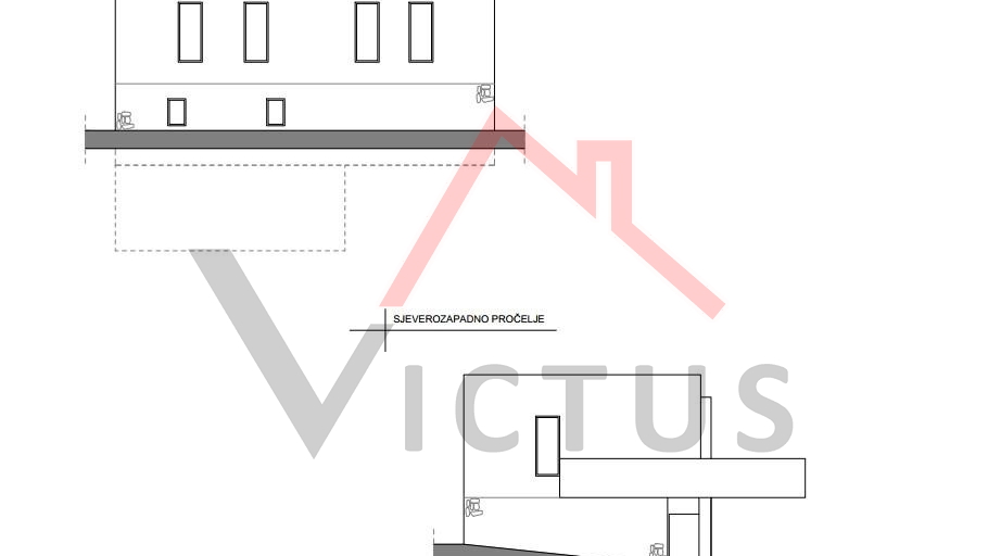 CRIKVENICA - Građevinsko zemljište s projektom,  784 m2