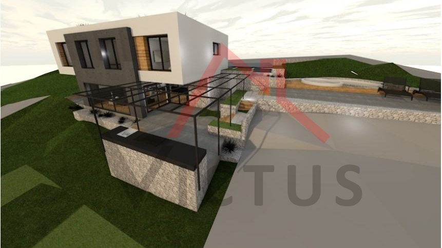 CRIKVENICA - Građevinsko zemljište s projektom, 572 m2