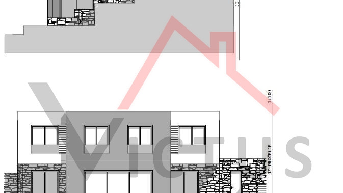 CRIKVENICA - Građevinsko zemljište s projektom, 572 m2
