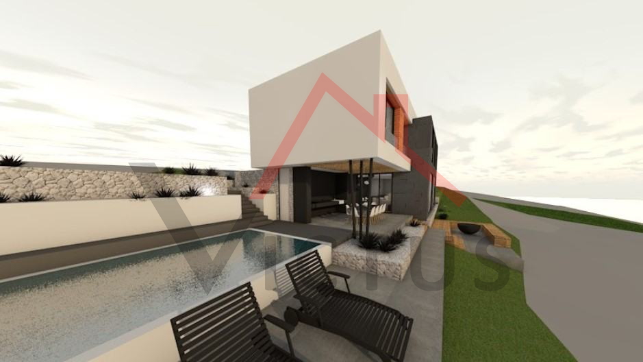 CRIKVENICA - Građevinsko zemljište s projektom, 627 m2