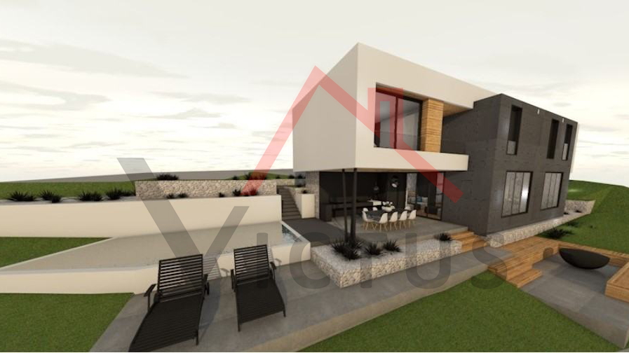 CRIKVENICA - Građevinsko zemljište s projektom, 627 m2