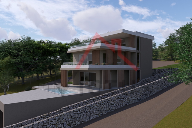 ŠMRIKA - Terreno edificabile con progetto, 640 m2