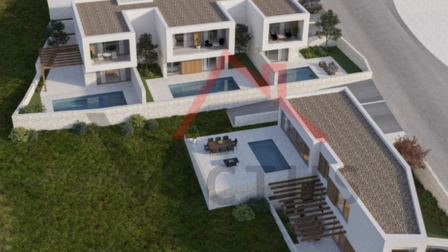 CRIKVENICA - Ekskluzivna dvojna kuća s bazenom