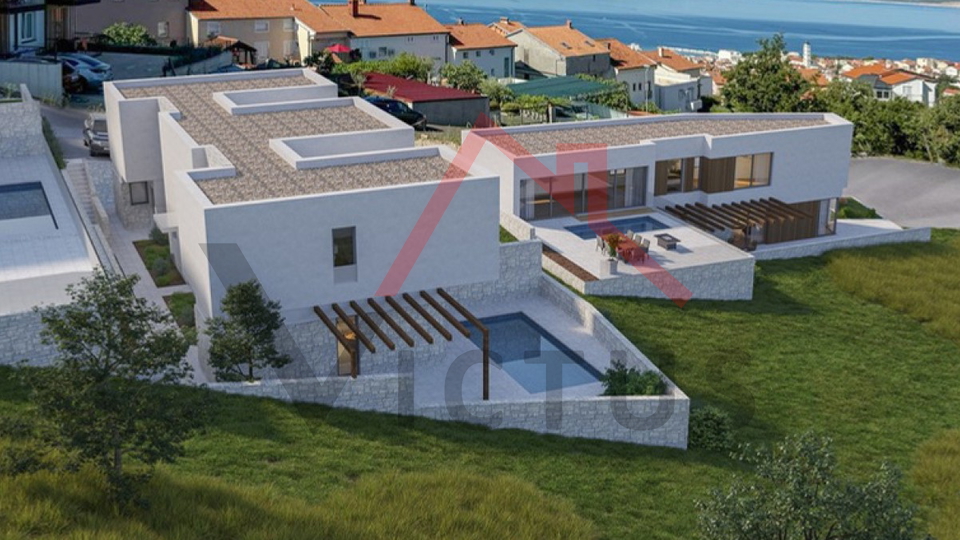 CRIKVENICA - Esclusiva casa bifamiliare con piscina